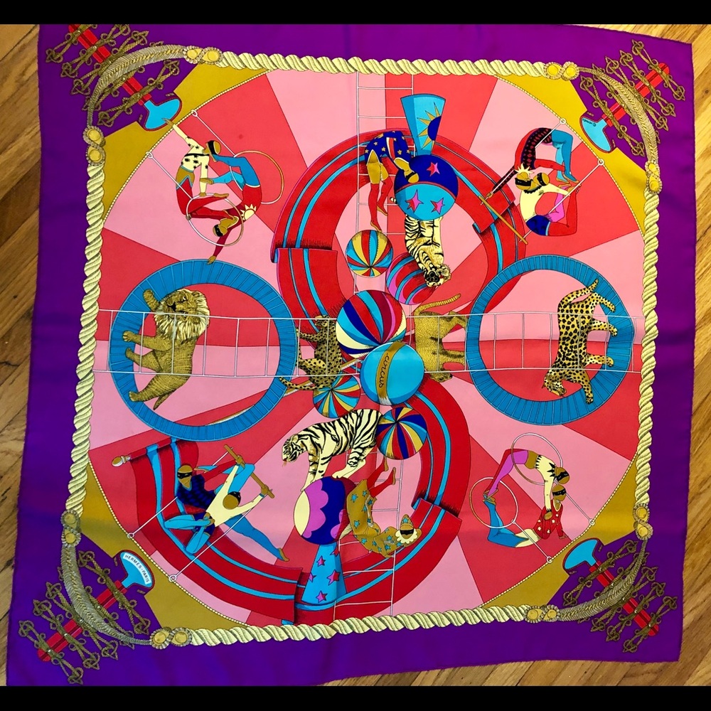 Hermès silk scarf